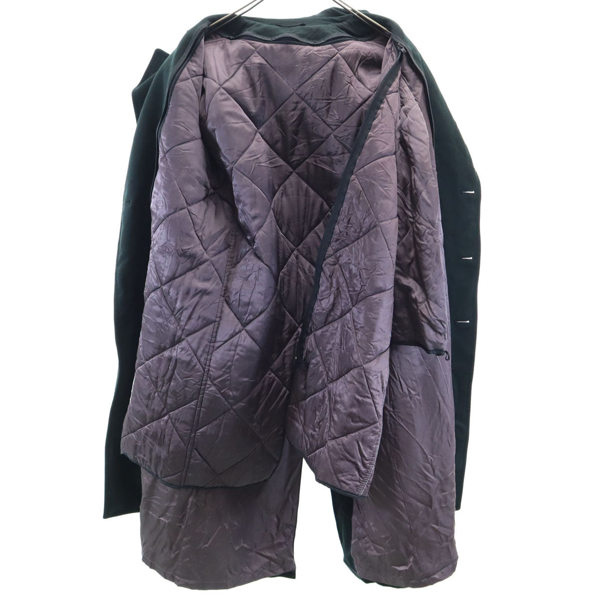 OLD オールド オールウェザー ダブルブレスト コート 70 34 ブラック メンズ