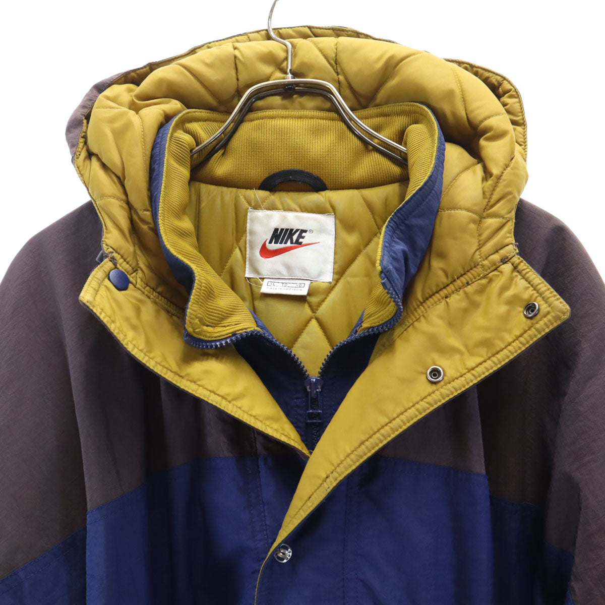 NIKE ナイキ 90s 00s オールド 白タグ 中綿ジャケット XL ネイビー メンズ
