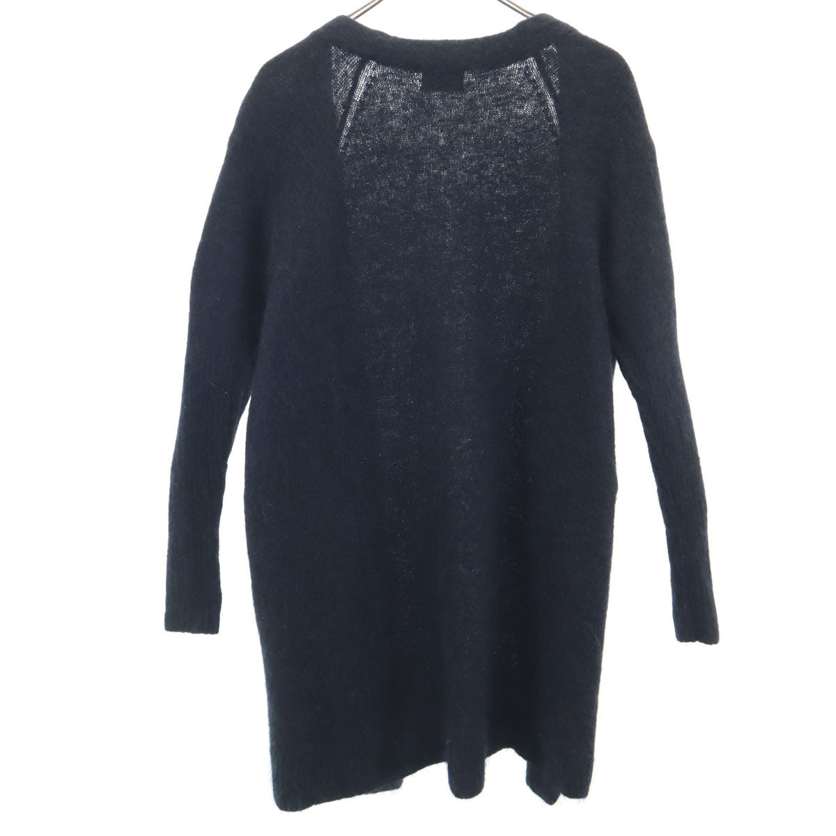 Acne Studios アクネスタジオ 長袖 ロング シャギー ニットカーディガン XXS ブラック レディース