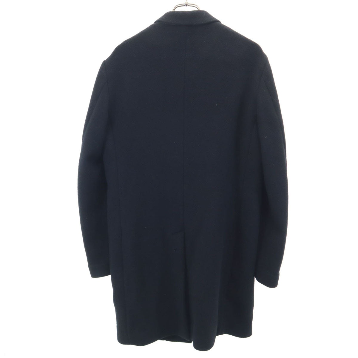 N.HOOLYWOOD エヌハリウッド 日本製 圧縮ウール チェスターコート 38 ブラック メンズ