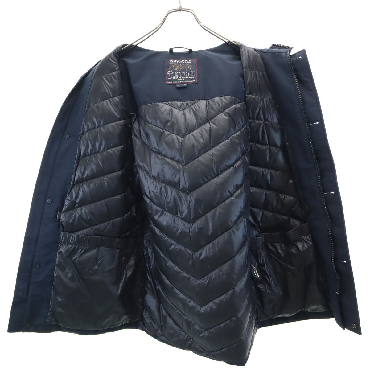 WOOLRICH ウールリッチ テトン ダウンジャケット XS/S ネイビー ゴアテックス メンズ
