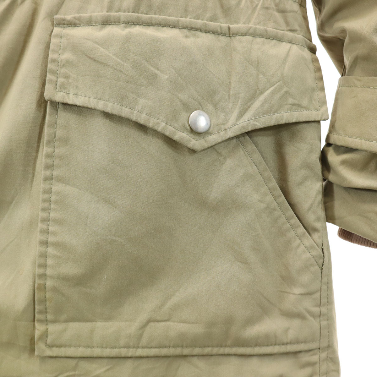 Lakeland レイクランド 70s ヴィンテージ モッズコート 42 ベージュ TALONジップ 裏ボア メンズ