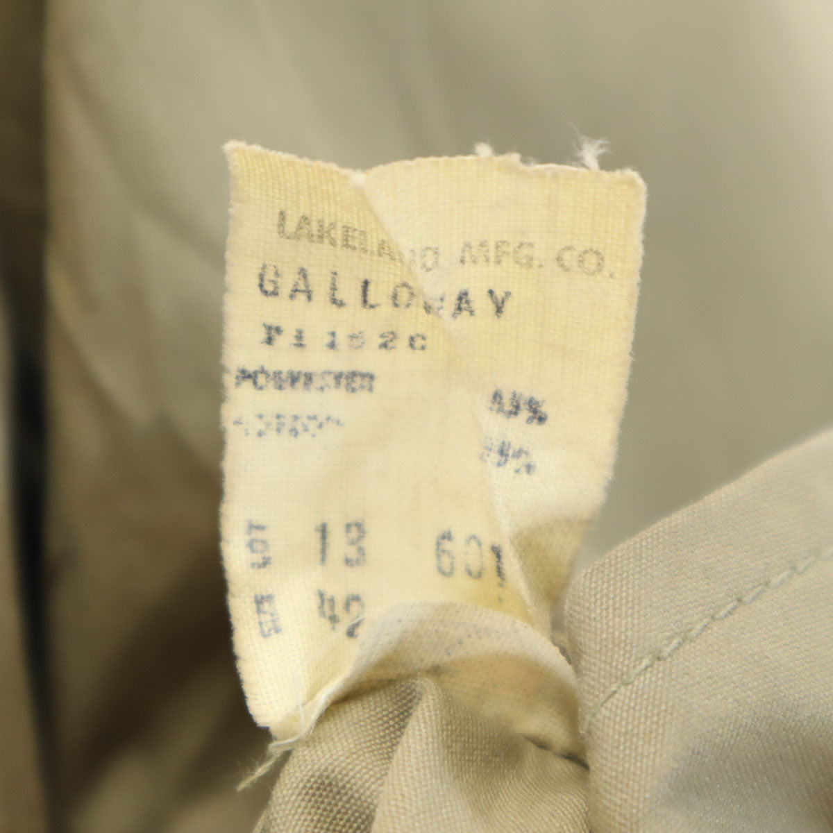 Lakeland レイクランド 70s ヴィンテージ モッズコート 42 ベージュ TALONジップ 裏ボア メンズ