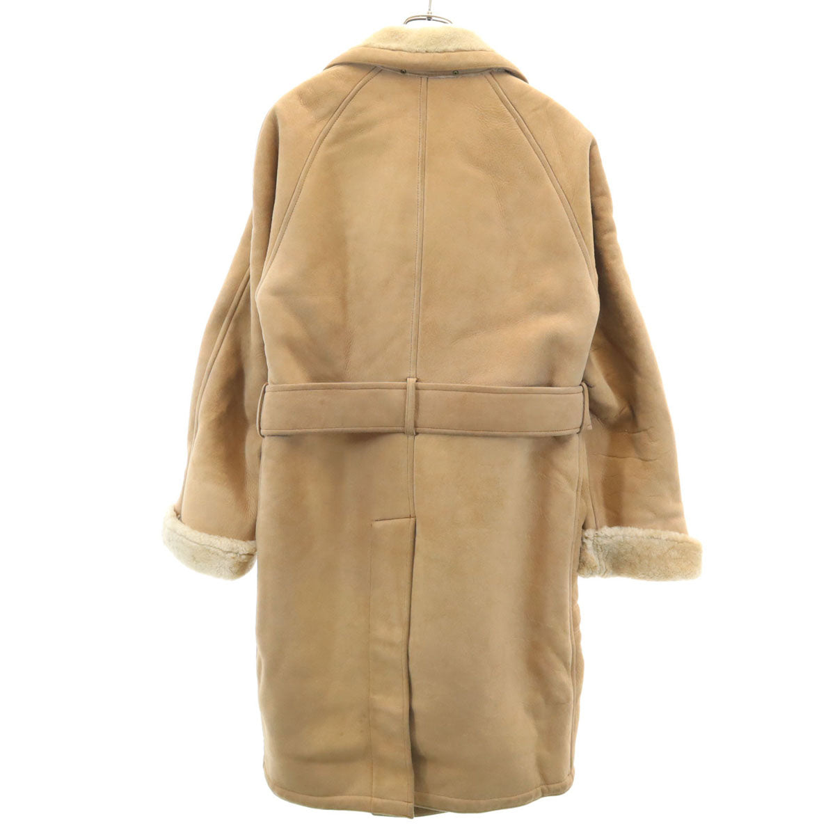 Brooks Brothers ブルックスブラザーズ 80s 90s オールド ダブルブレスト ムートンコート 38 ベージュ ランチ メンズ