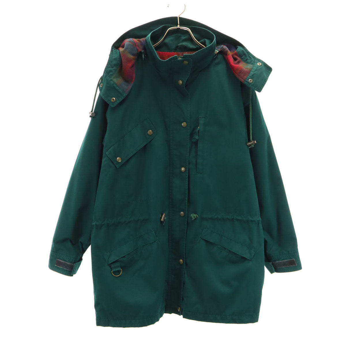 Eddie Bauer エディバウアー 90s オールド 黒タグ マウンテンパーカー L グリーン アウトドア レディース