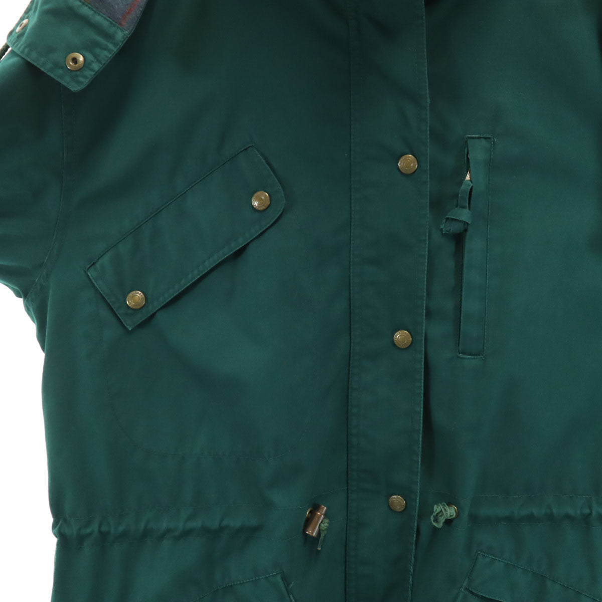 Eddie Bauer エディバウアー 90s オールド 黒タグ マウンテンパーカー L グリーン アウトドア レディース