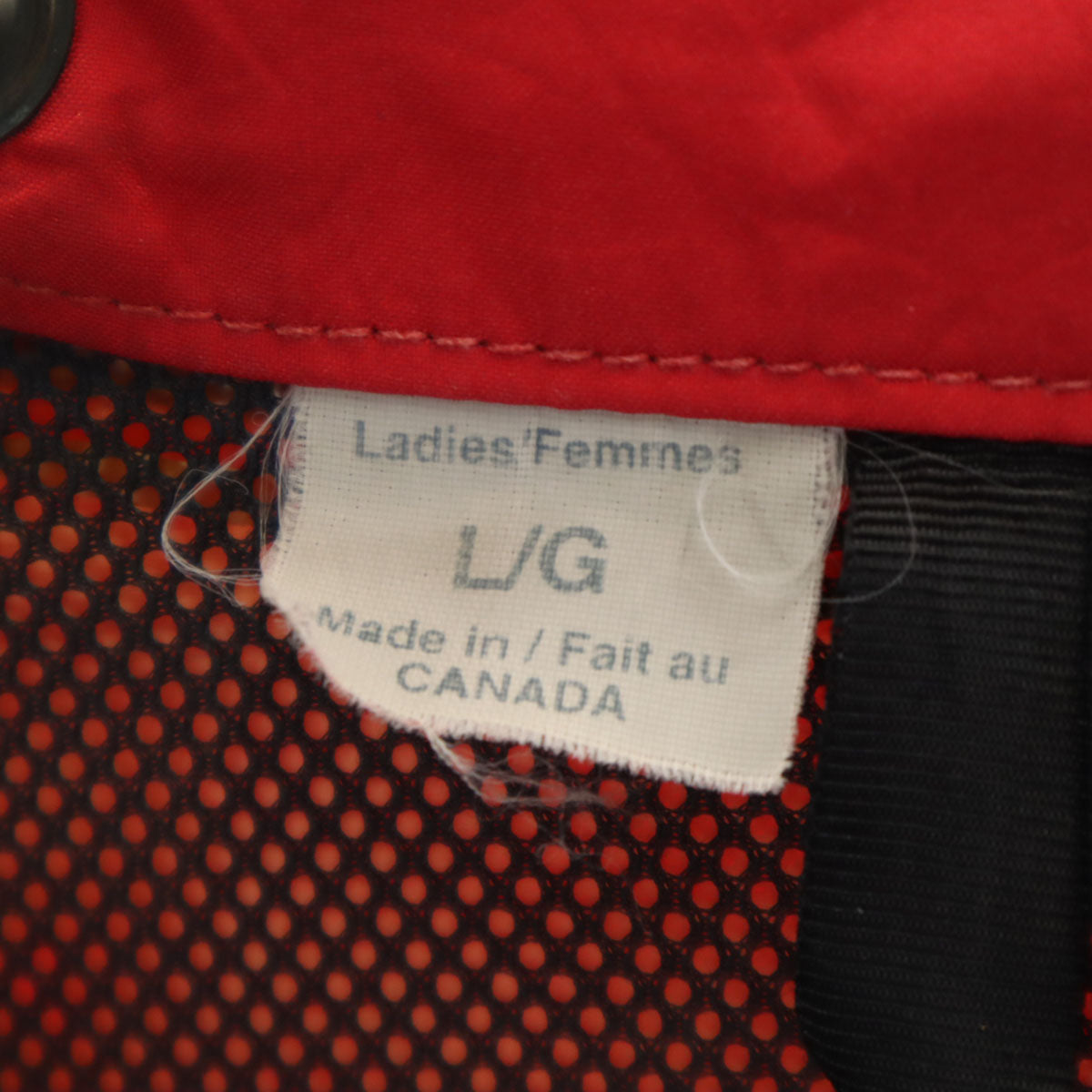 マウンテンイクイップメントコープ カナダ製 ゴアテックス マウンテンパーカー L レッド アウトドア レディース