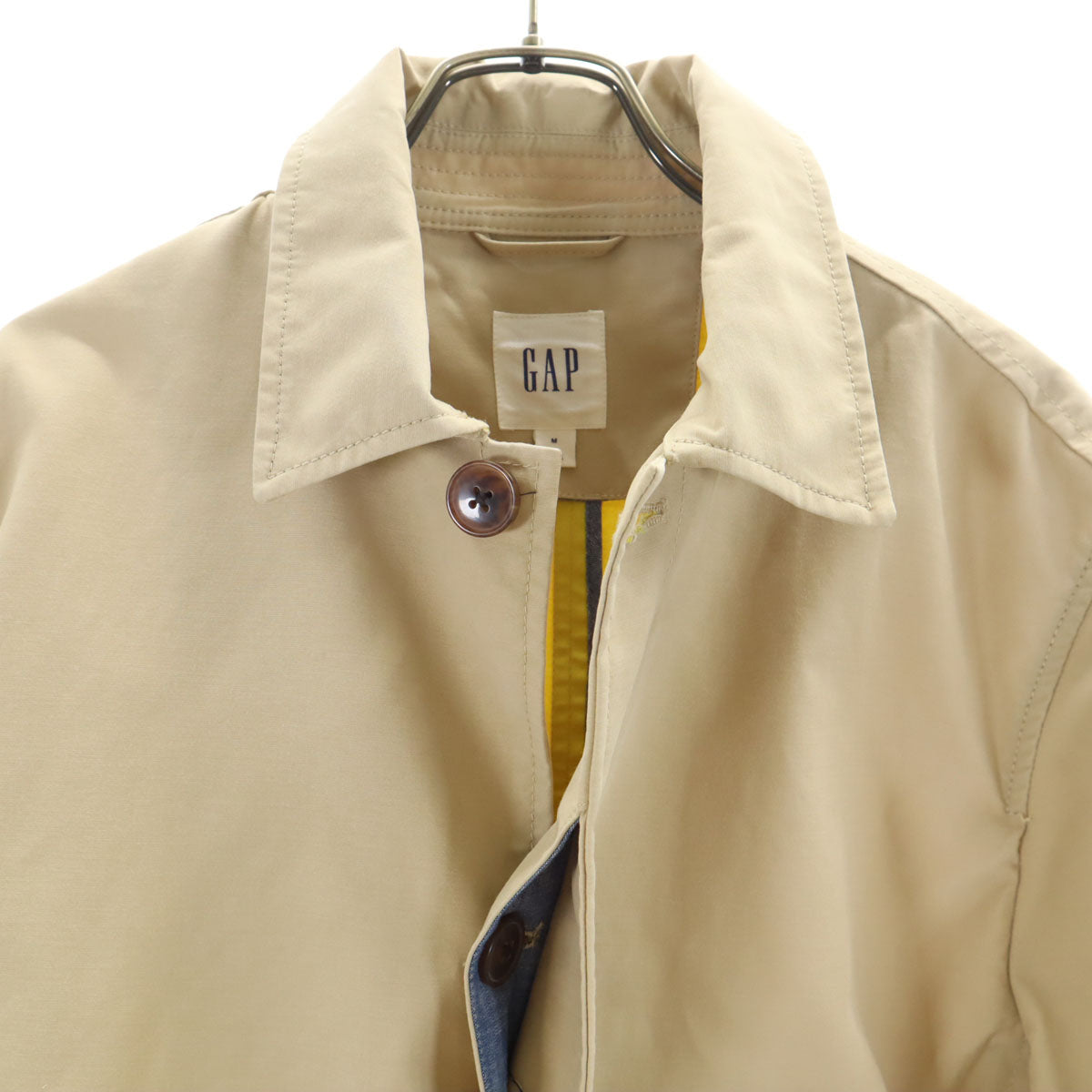 GAP ギャップ ステンカラーコート M ベージュ メンズ