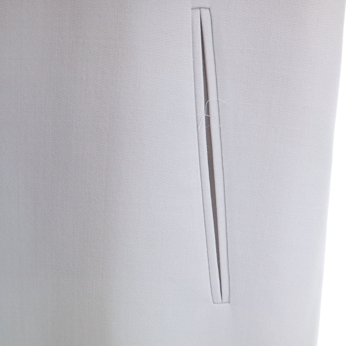 UNITED ARROWS TOKYO ユナイテッドアローズトウキョウ 日本製 ウールブレンド ノーカラーコート 36 グレー 収納カバー付き レディース