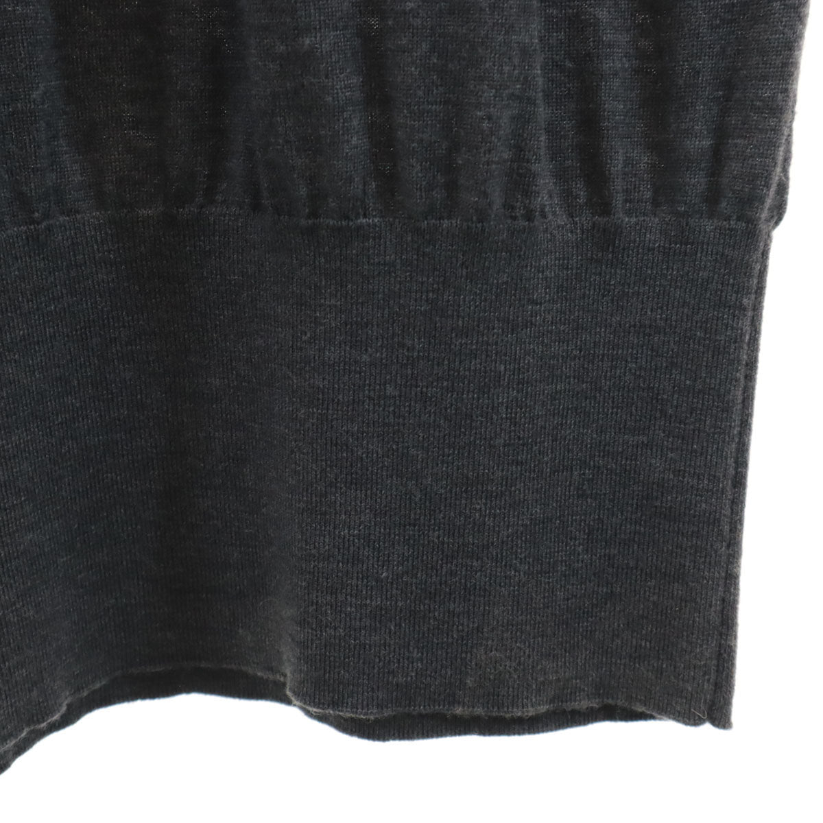 PLAIN PEOPLE プレインピープル ウール100% 長袖 ニット ロングワンピース 3 グレー レディース