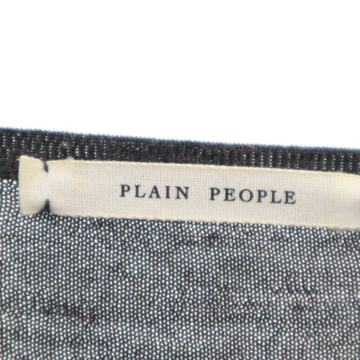 PLAIN PEOPLE プレインピープル ウール100% 長袖 ニット ロングワンピース 3 グレー レディース