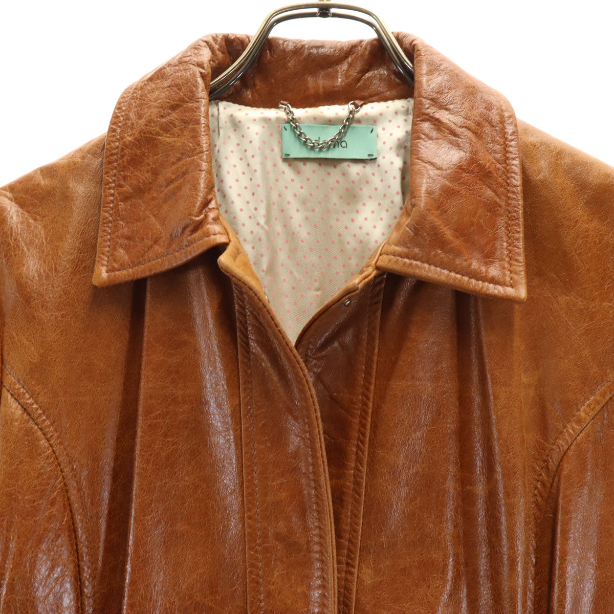 DOMA ドマ 本革 レザーコート キャメル レディース