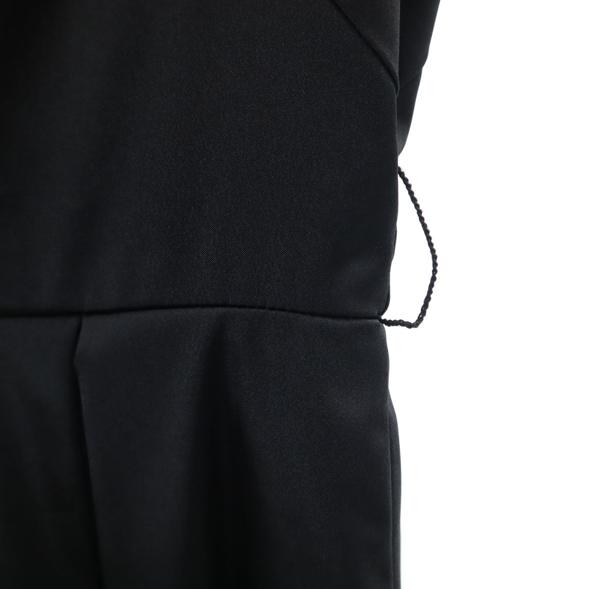 NATURAL BEAUTY ナチュラルビューティー 日本製 7分袖 ワンピース L ブラック レディース