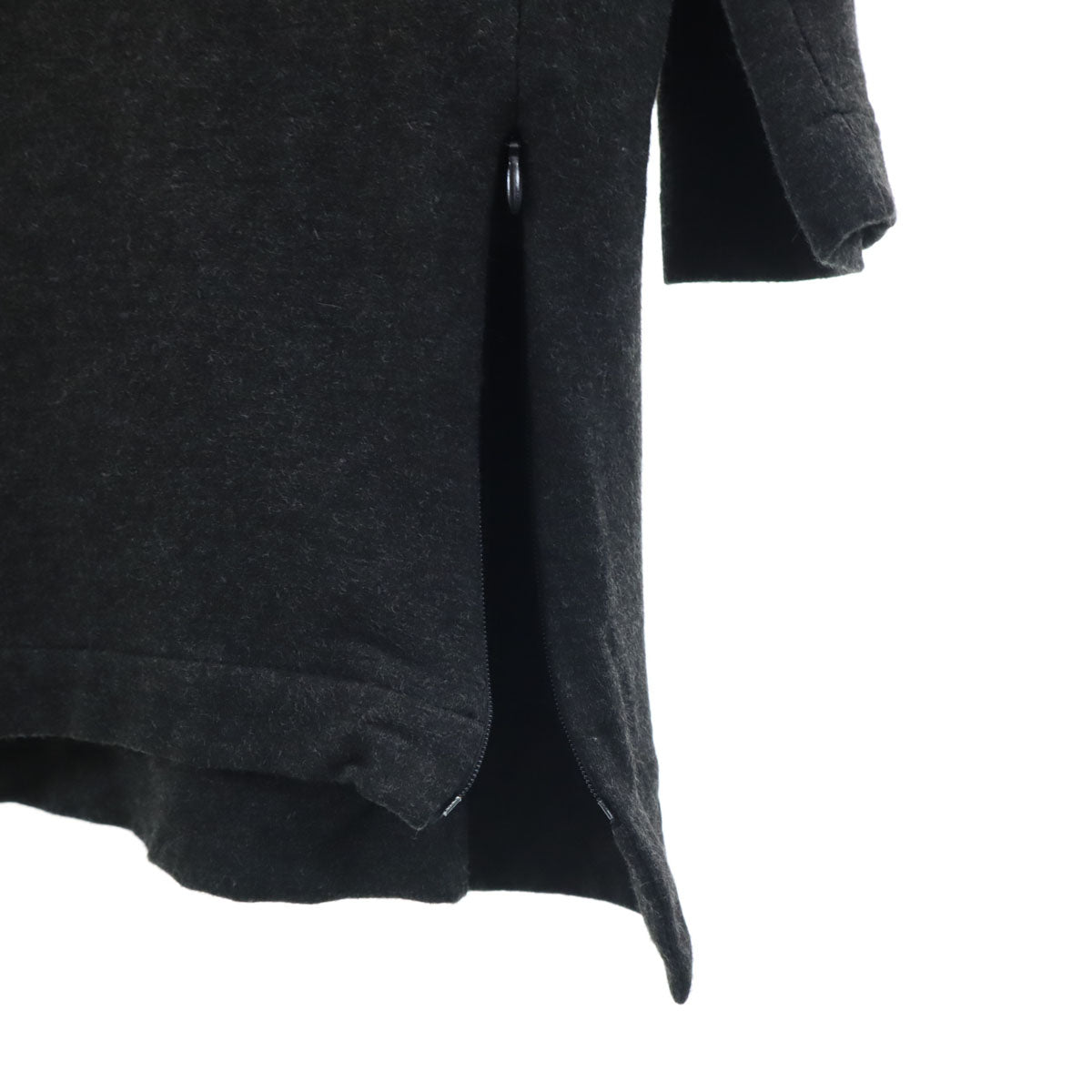 LIVIANA CONTI リビアナコンティ 長袖 天竺 ジャージー生地 チュニック 44 チャコールグレー レディース