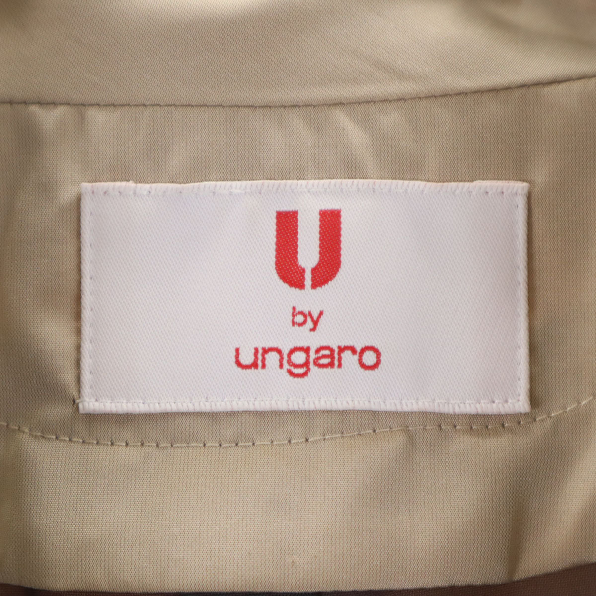 U by ungaro ユーバイウンガロ 日本製 トレンチコート 40 ベージュ レディース