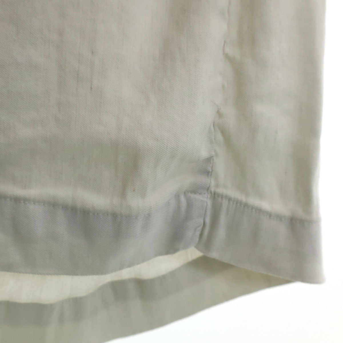 TRANSIT トランジット イタリア製 リネンブレンド ステンカラーコート 1 ライトグレー ストレッチ レディース