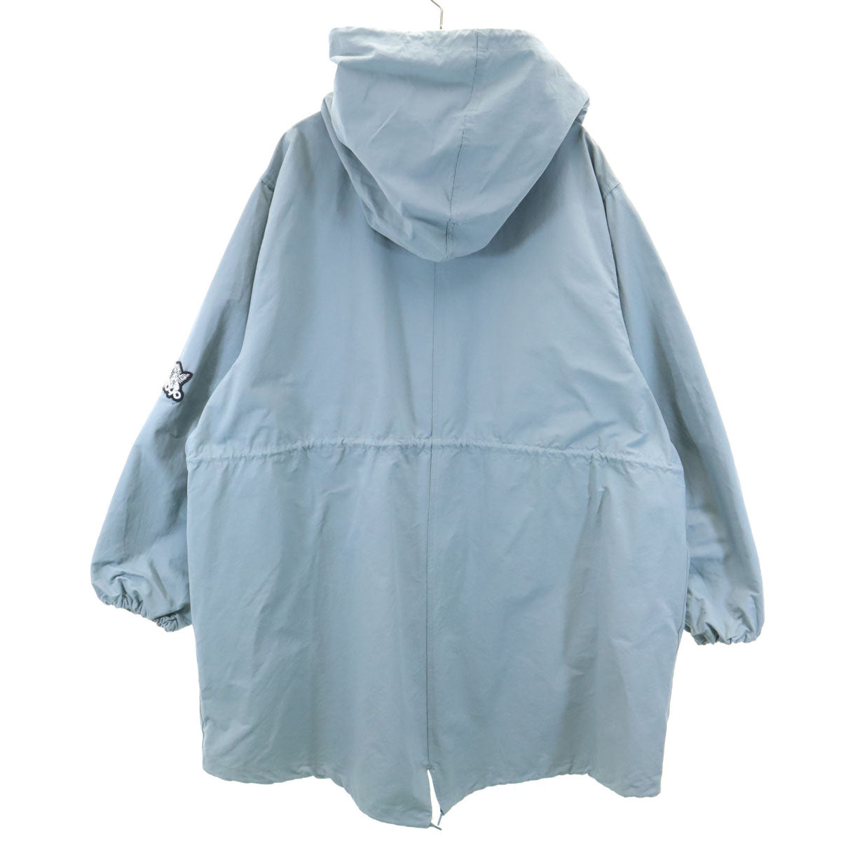 未使用 9090 ナインティナインティ 長袖 モッズコート M くすみブルー メンズ