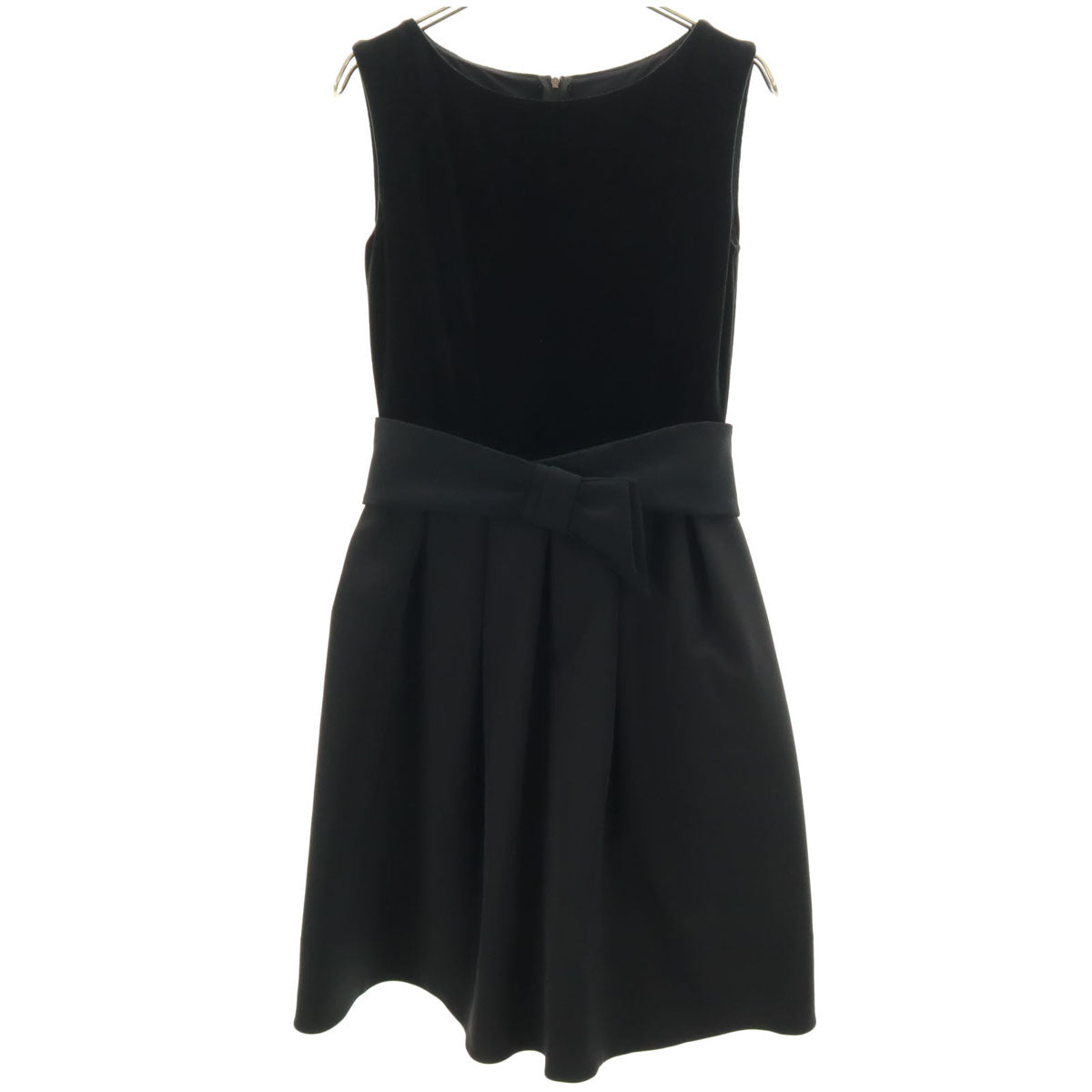 ベロアノワールバイフォクシーニューヨーク 日本製 ワンピース 38 ブラック レディース