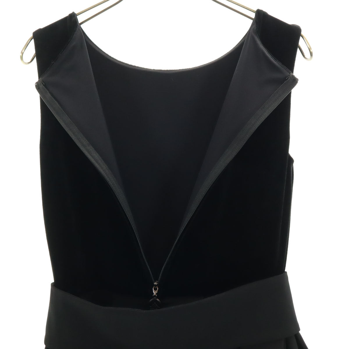 ベロアノワールバイフォクシーニューヨーク 日本製 ワンピース 38 ブラック レディース