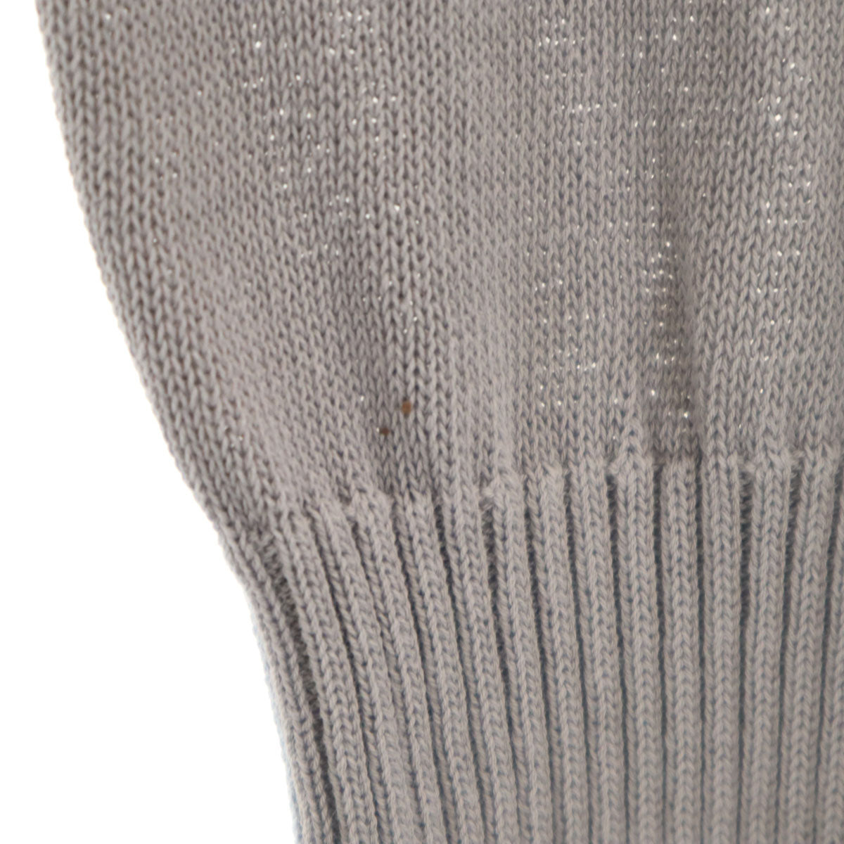 Y's ワイズ 日本製 長袖 プルオーバー ニットカーディガン 2 グレー ヨウジヤマモト レディース