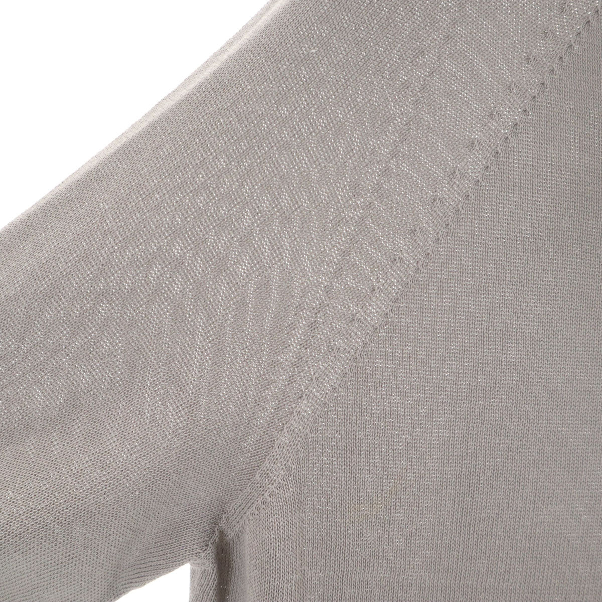 Y's ワイズ 日本製 長袖 プルオーバー ニットカーディガン 2 グレー ヨウジヤマモト レディース