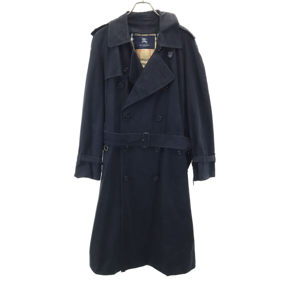 BURBERRY LONDON バーバリーロンドン 日本製 トレンチコート 94-175 ブラック 三陽商会 メンズ
