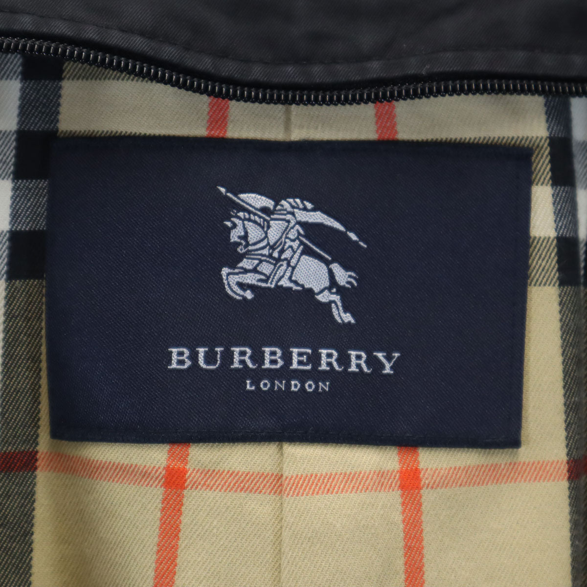 BURBERRY LONDON バーバリーロンドン 日本製 トレンチコート 94-175 ブラック 三陽商会 メンズ