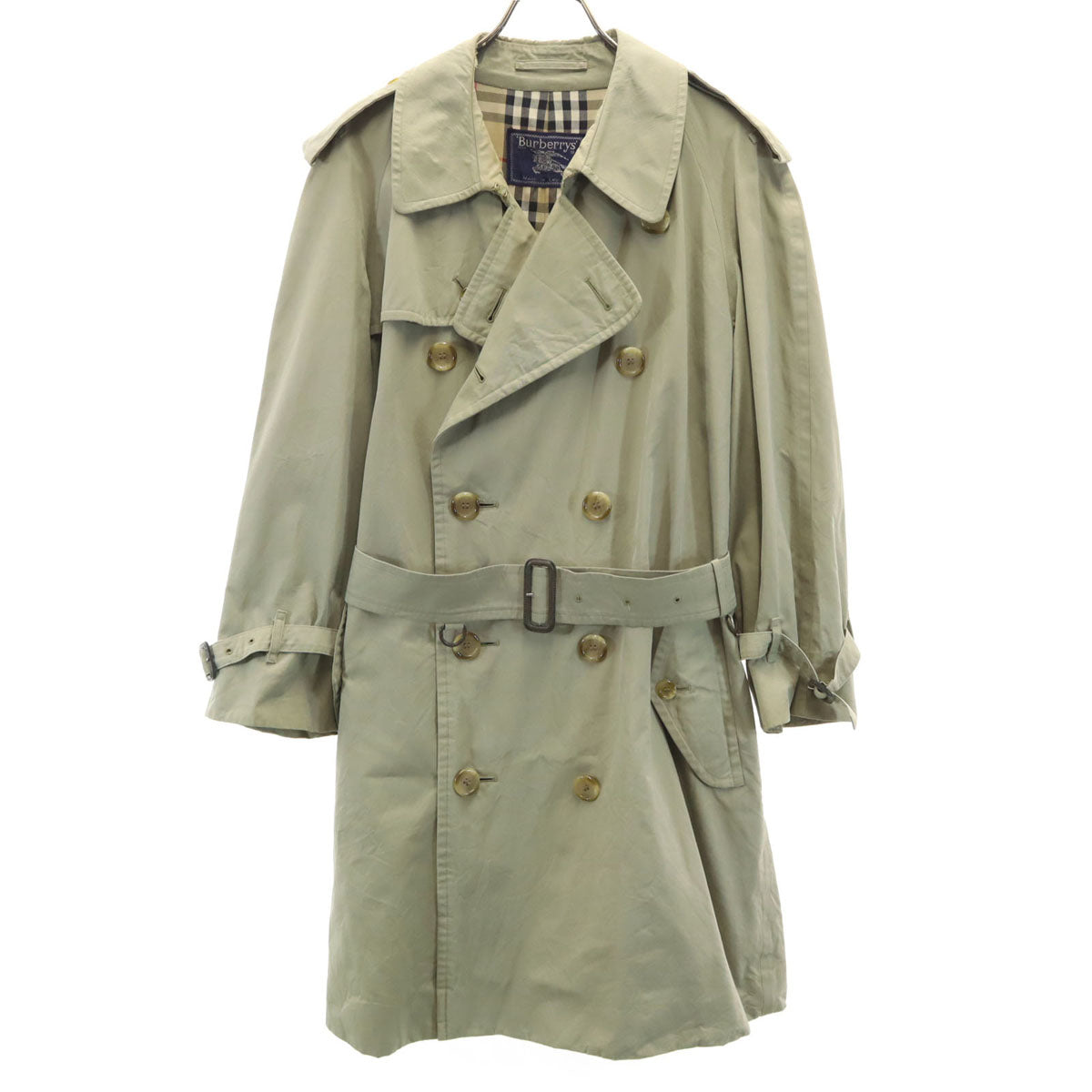 Burberrys バーバリーズ 80s 90s 英国製 オールド トレンチコート 48 ベージュ系 メンズ