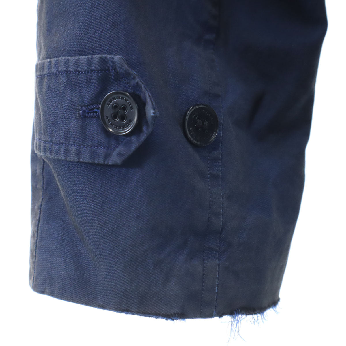 BURBERRY バーバリー イタリア製 ステンカラーコート 50 ネイビー メンズ