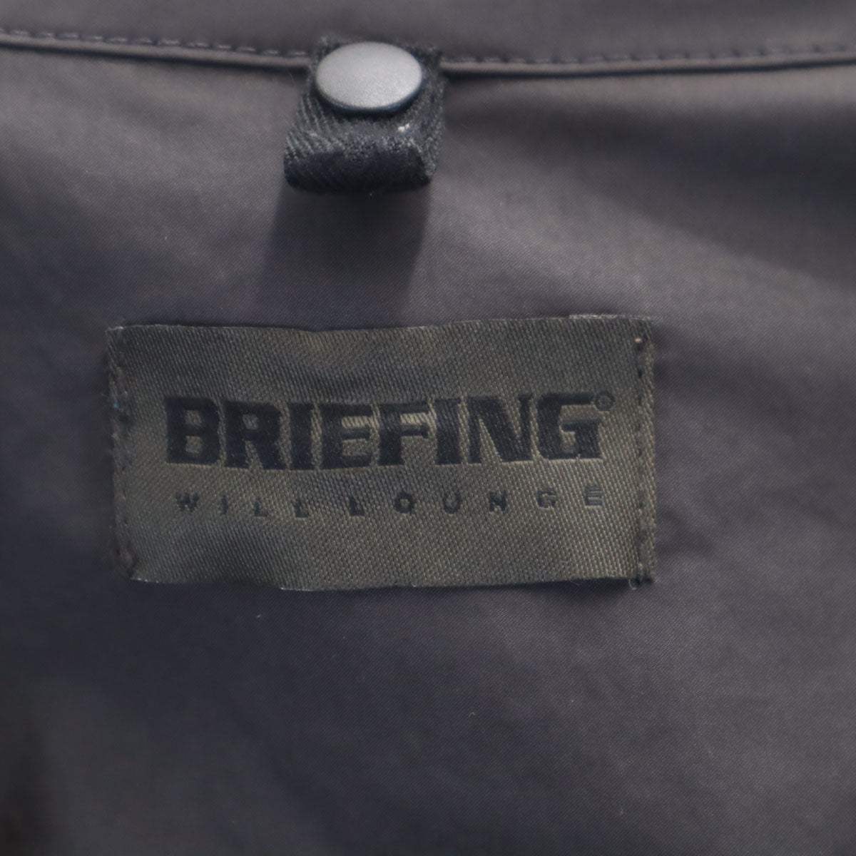 BRIEFING ブリーフィング ウィルラウンジ コラボ パッカブル コート L チャコールグレー x WillLOUNGE メンズ