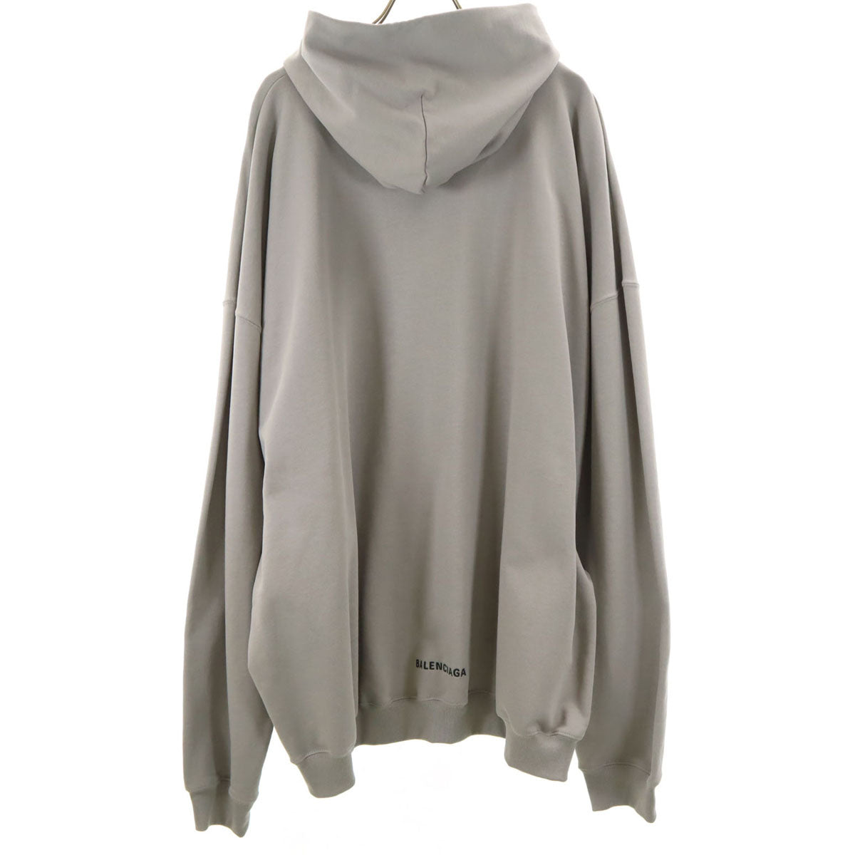 BALENCIAGA バレンシアガ ポルトガル製 長袖 スウェットパーカー XXS グレー メンズ