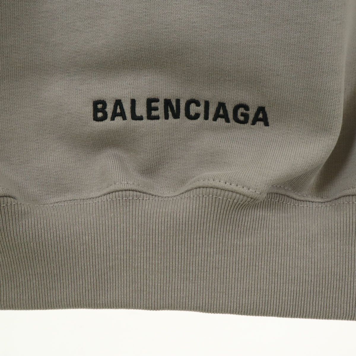 BALENCIAGA バレンシアガ ポルトガル製 長袖 スウェットパーカー XXS グレー メンズ