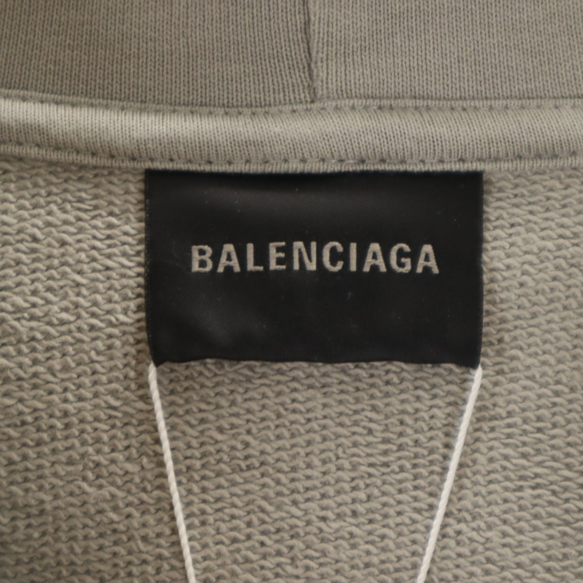 BALENCIAGA バレンシアガ ポルトガル製 長袖 スウェットパーカー XXS グレー メンズ