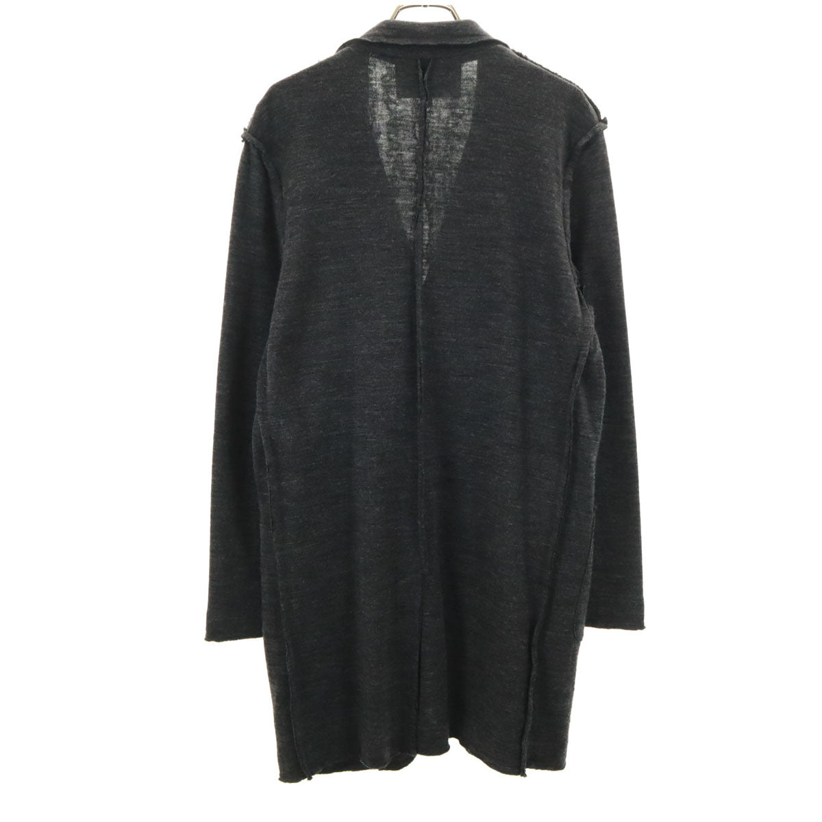 Vivienne WestwoodMAN ヴィヴィアンウエストウッドマン 日本製 カットオフ加工 テーラードジャケット 44 チャコールグレー アンコン メンズ