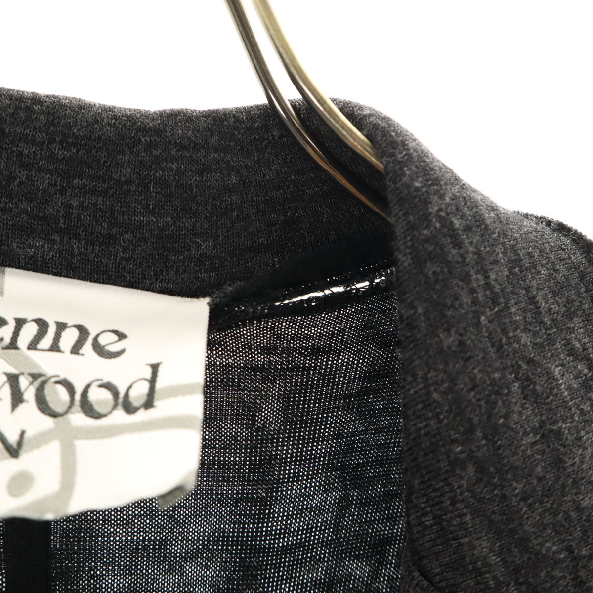 Vivienne WestwoodMAN ヴィヴィアンウエストウッドマン 日本製 カットオフ加工 テーラードジャケット 44 チャコールグレー アンコン メンズ