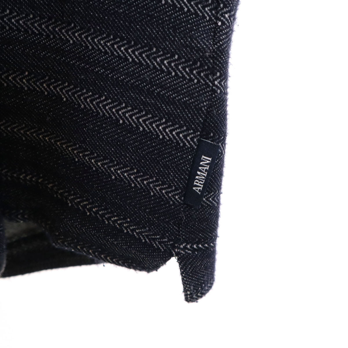 ARMANI COLLEZIONI アルマーニコレッツォーニ ボーダー柄 長袖 オーバーサイズ ニット XL ネイビー トップス メンズ