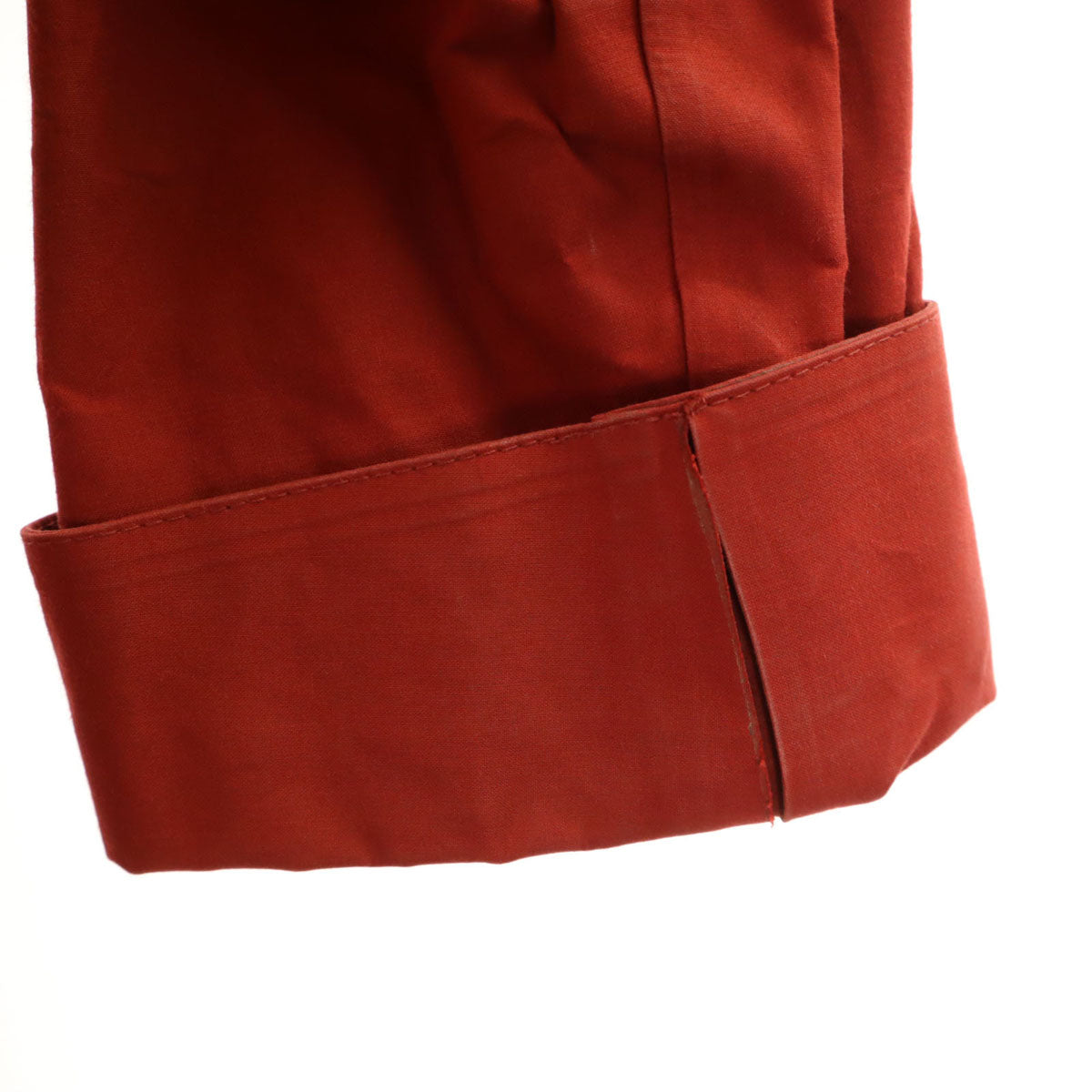 HERMES エルメス 80s スコットランド製 ヴィンテージ アルスター コート L レッド系 レディース