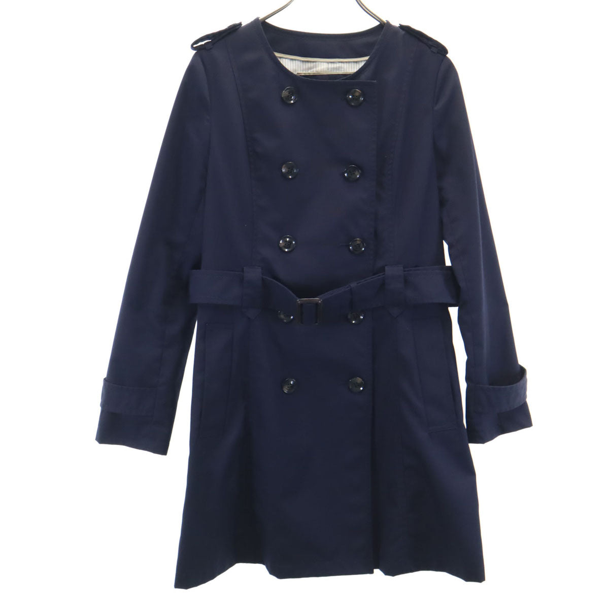 BUONA GIORNATA ボナジョルナータ トレンチコート M ネイビー レディース