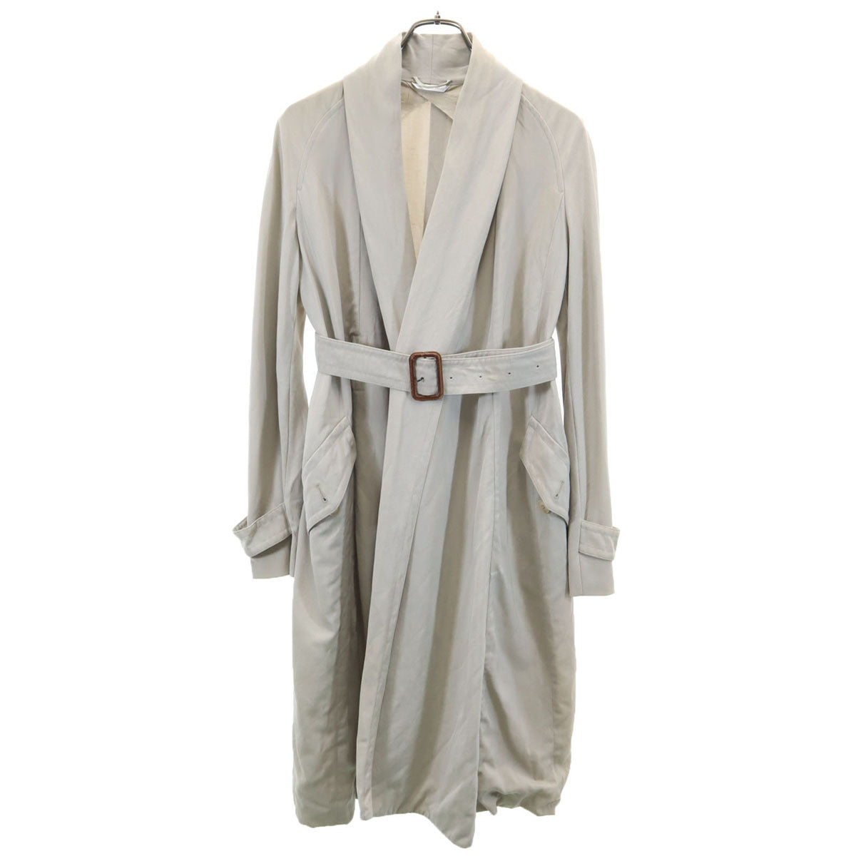 MAX MARA マックスマーラ イタリア製 ロングコート 38 アイボリー レディース