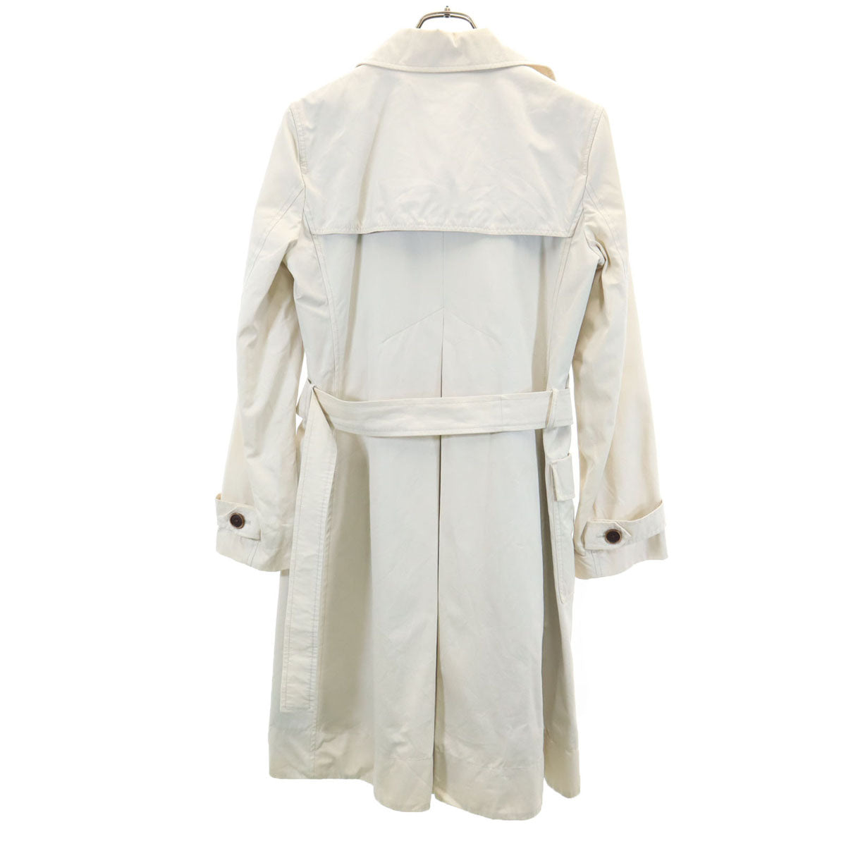 MAX MARA マックスマーラ トレンチコート 42 アイボリー ベルト付き レディース