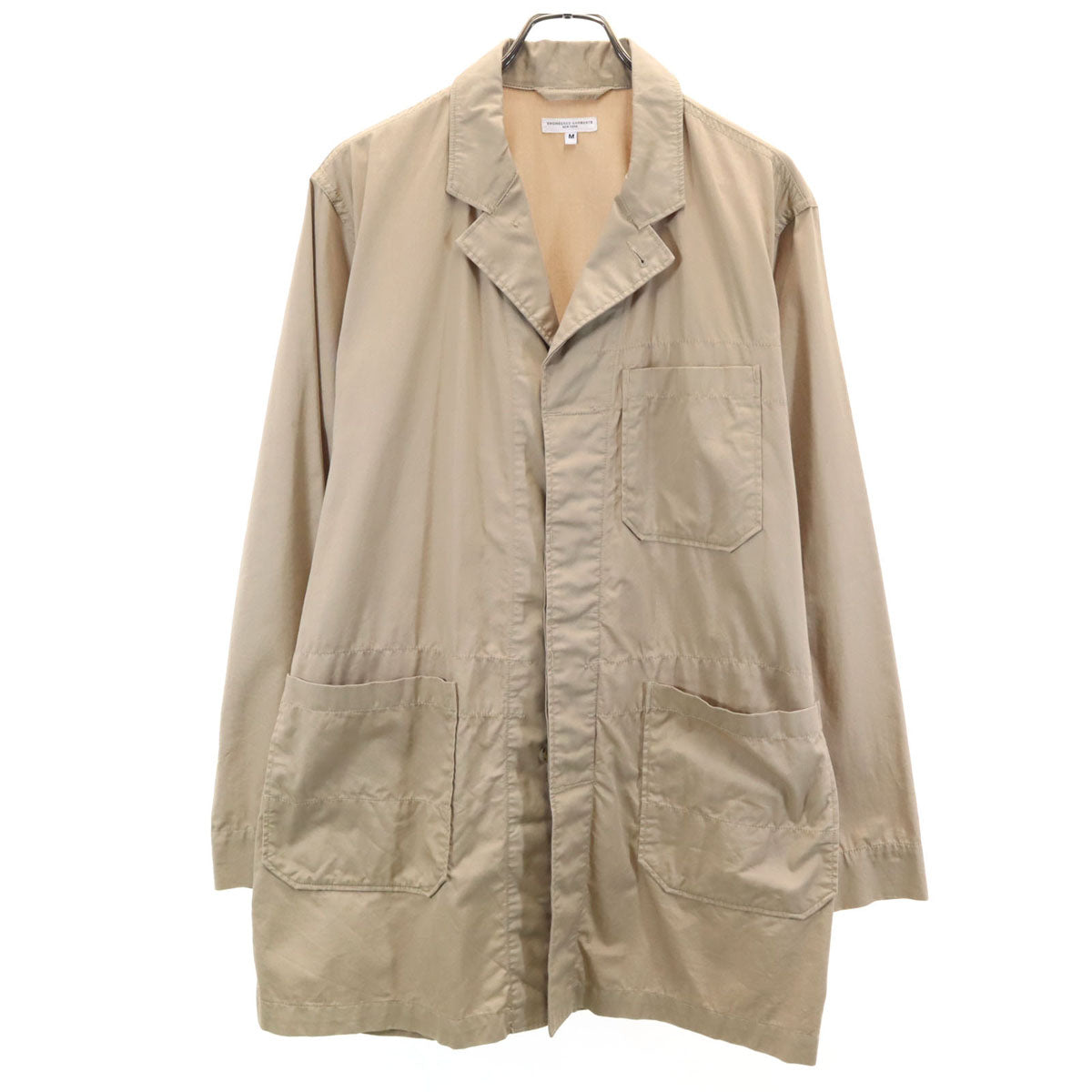 ENGINEERED GARMENTS エンジニアドガーメンツ USA製 ショップコート M ベージュ ベルト付き メンズ