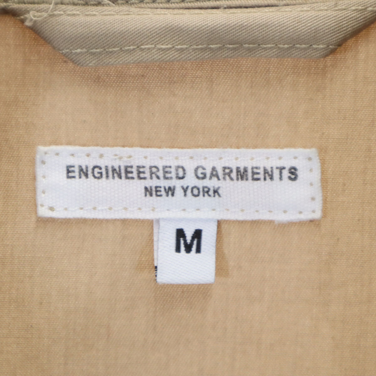 ENGINEERED GARMENTS エンジニアドガーメンツ USA製 ショップコート M ベージュ ベルト付き メンズ