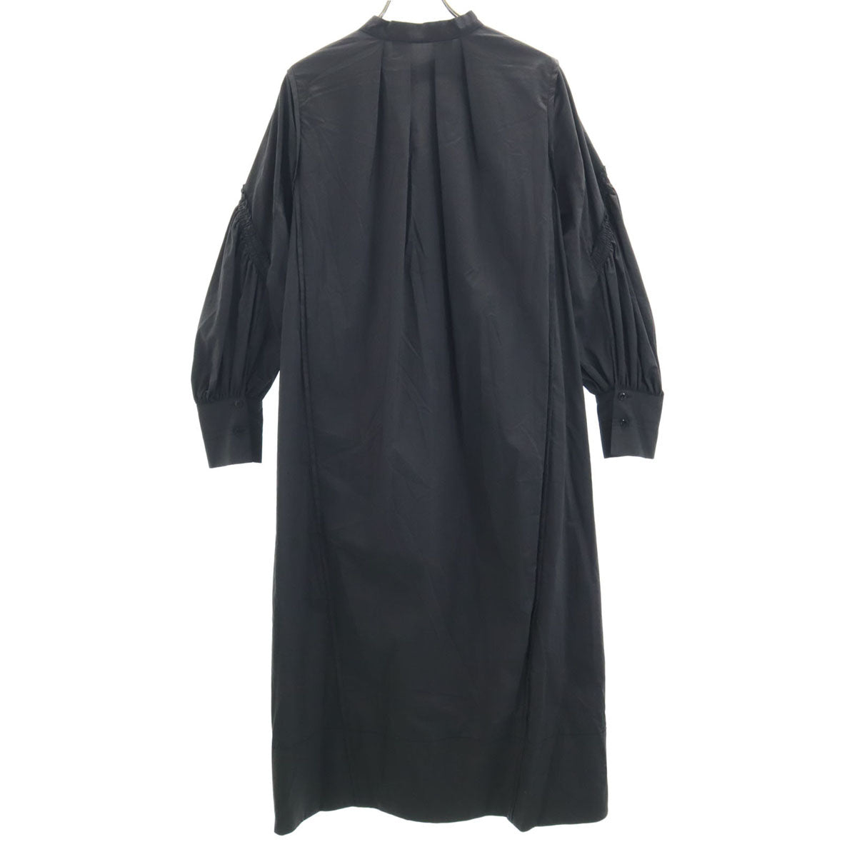 PUBLIC TOKYO パブリックトウキョウ 日本製 長袖 ストレッチ ロングワンピース F グレー系 レディース