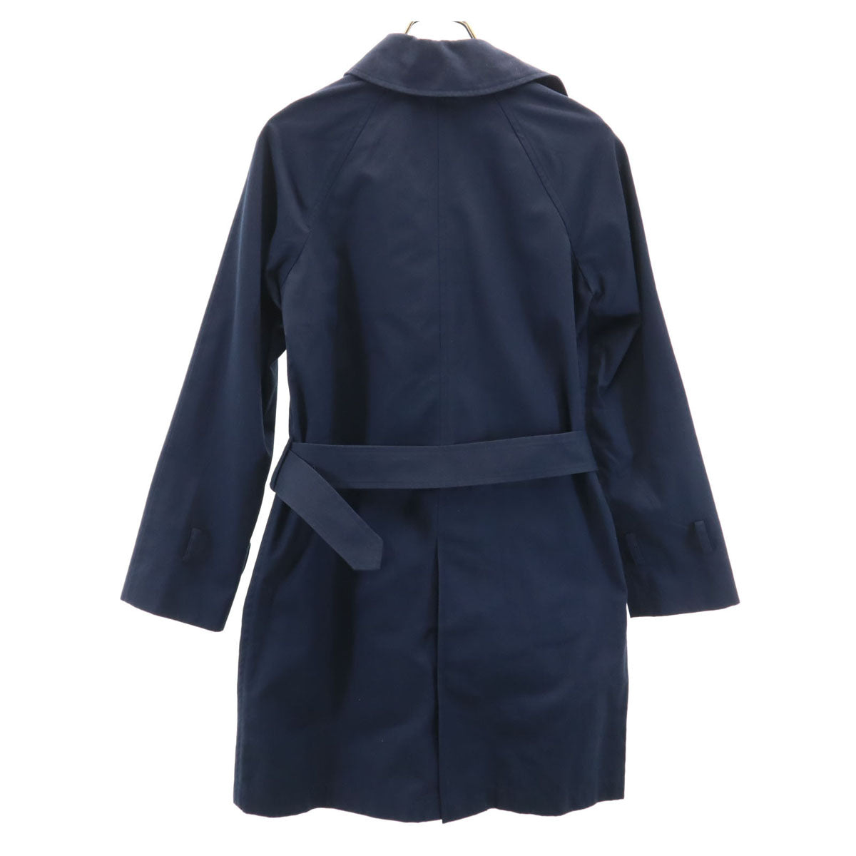 Traditional Weatherwear トラディショナルウェザーウェア スプリングコート 34 ネイビー ベルト付き レディース