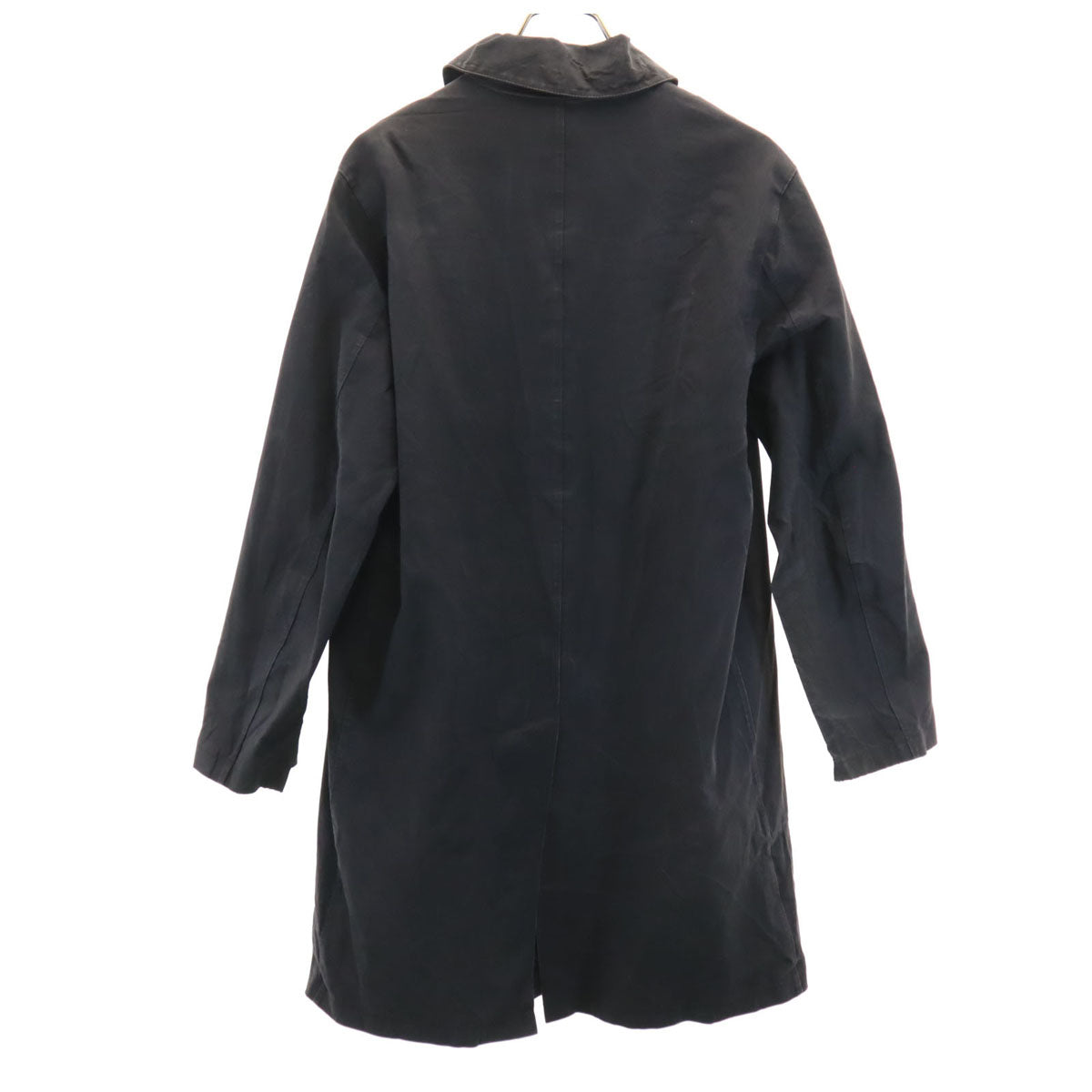 Mackintosh マッキントッシュ スコットランド製 ゴム引き ステンカラーコート 36 ブラック メンズ