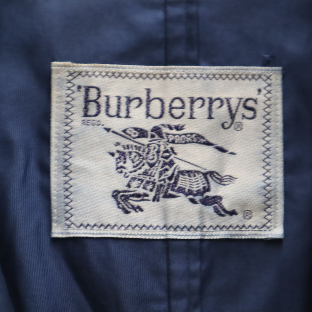 Burberrys バーバリーズ 80s 90s オールド トレンチコート ネイビー レディース