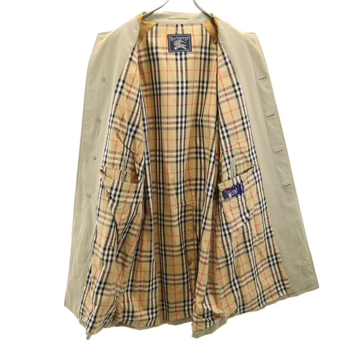 Burberrys バーバリーズ 90s オールド ステンカラーコート 94-175-6 ベージュブラウン メンズ