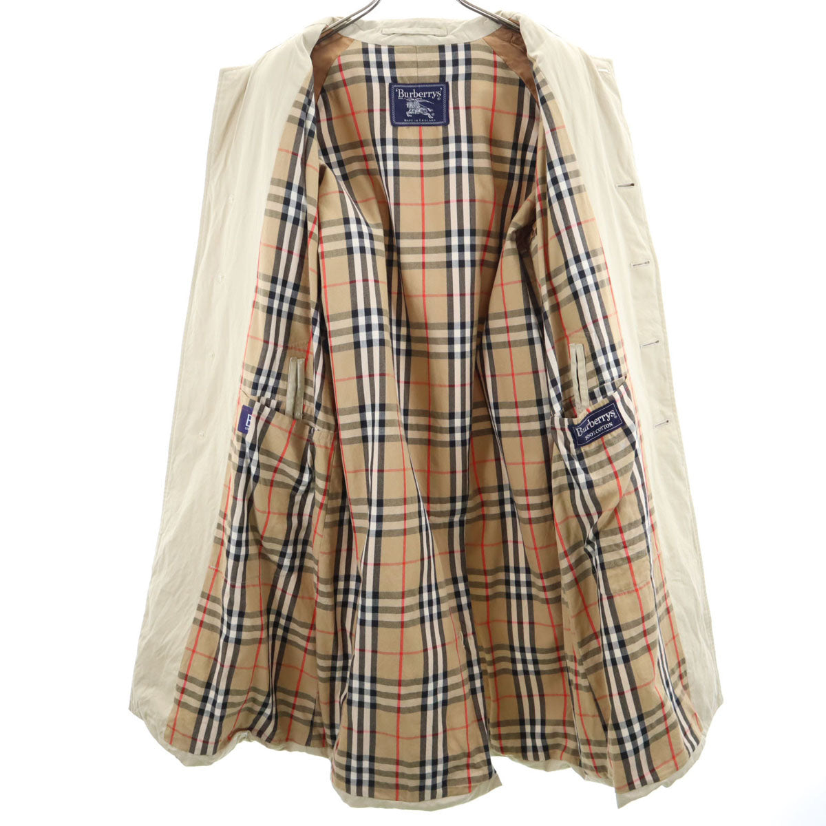 Burberrys バーバリーズ 80s 90s オールド 英国製 ステンカラーコート ベージュ メンズ