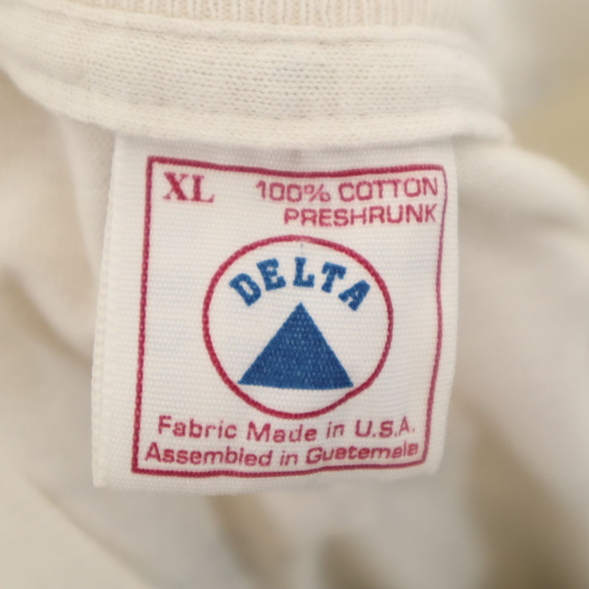 DELTA デルタ 90s オールド イーグル 半袖 ロング Tシャツ XL ホワイト シングルステッチ 鷲 メンズ