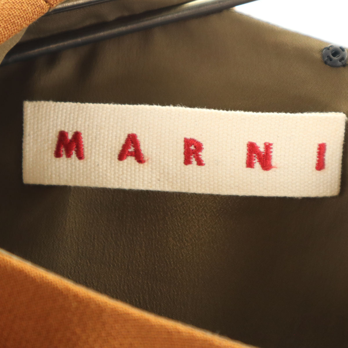 MARNI マルニ イタリア製 ノースリーブ 膝丈ワンピース 36 ブラウン レディース